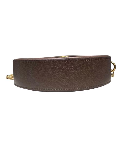 GUCCI（グッチ）GUCCI (グッチ) OPHIDIA/オフィディア シェリーラインチェーンサークルショルダーバッグ ブラウンの古着・服飾アイテム
