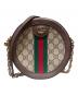 GUCCI（グッチ）の古着「OPHIDIA/オフィディア シェリーラインチェーンサークルショルダーバッグ」｜ブラウン