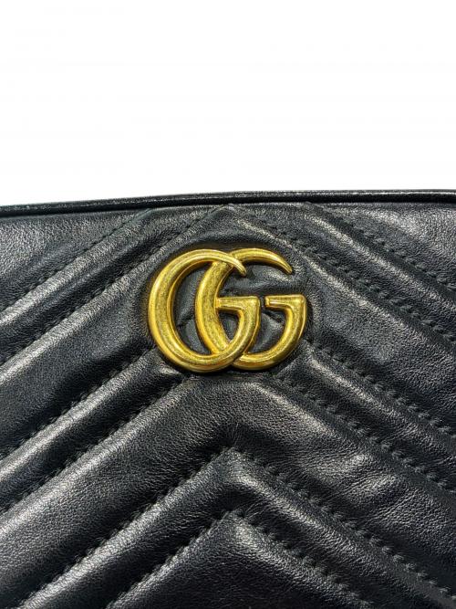 GUCCI（グッチ）GUCCI (グッチ) ショルダーバッグ/GGマーモント ブラック サイズ:-の古着・服飾アイテム