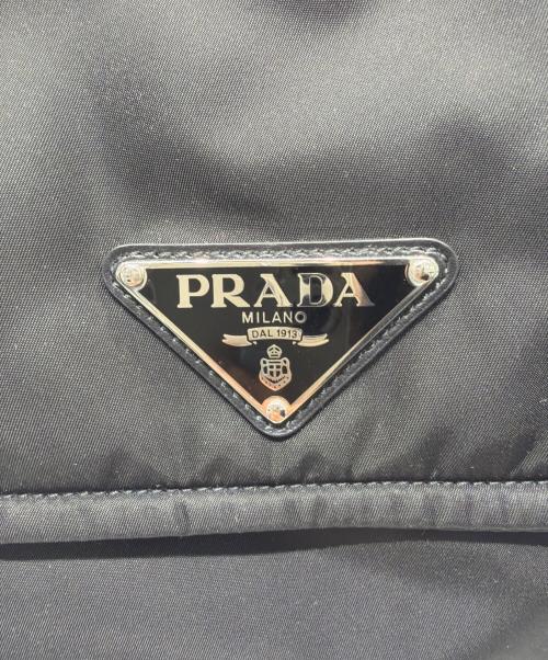 PRADA（プラダ）PRADA (プラダ) ナイロンショルダーバッグ ブラックの古着・服飾アイテム