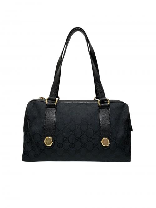 GUCCI（グッチ）GUCCI (グッチ) ボストンバッグ ブラック サイズ:-の古着・服飾アイテム