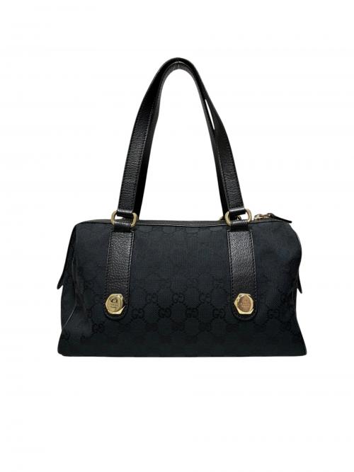 GUCCI（グッチ）GUCCI (グッチ) ボストンバッグ ブラック サイズ:-の古着・服飾アイテム