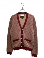 GUCCIグッチ）の古着「GG Cardigan/GGカーディガン/572631 XKAKV」｜ボルドー