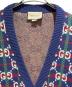 中古・古着 GUCCI (グッチ) GG Studs Cardigan/GGスタッズカーディガン/716334 XKCOZ ネイビー サイズ:M：90000円