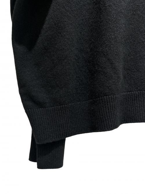 BALENCIAGA（バレンシアガ）BALENCIAGA (バレンシアガ) Back-logo knit sweater/バックロゴニット/818987 T1714 ブラック サイズ:Lの古着・服飾アイテム
