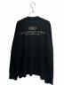 BALENCIAGA (バレンシアガ) Back-logo knit sweater/バックロゴニット/818987 T1714 ブラック サイズ:L：60000円
