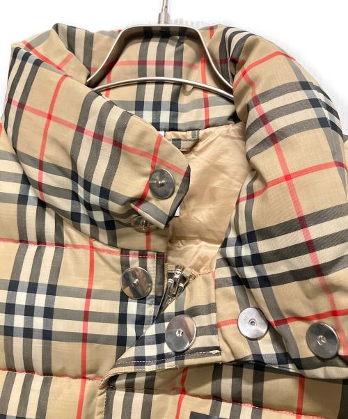 BURBERRY（バーバリー）BURBERRY (バーバリー) ホースフェリーダウンベスト ベージュ サイズ:Sの古着・服飾アイテム