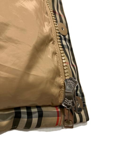 BURBERRY（バーバリー）BURBERRY (バーバリー) ホースフェリーダウンベスト ベージュ サイズ:Sの古着・服飾アイテム