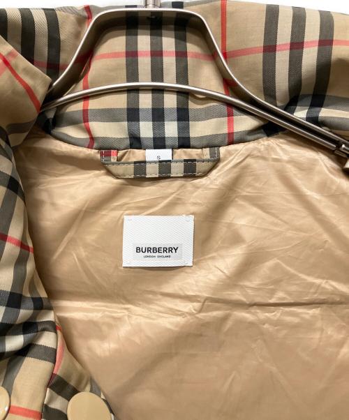 BURBERRY（バーバリー）BURBERRY (バーバリー) ホースフェリーダウンベスト ベージュ サイズ:Sの古着・服飾アイテム