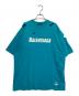 BALENCIAGA（バレンシアガ）の古着「デストロイ加工ロゴTシャツ」｜スカイブルー