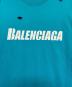 中古・古着 BALENCIAGA (バレンシアガ) デストロイ加工ロゴTシャツ スカイブルー サイズ:XS：55000円