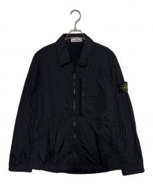 STONE ISLAND（ストーンアイランド）の古着「GARMENT DYED CRINKLE REPS RECYCLED NYLON JACKET」｜ブラック