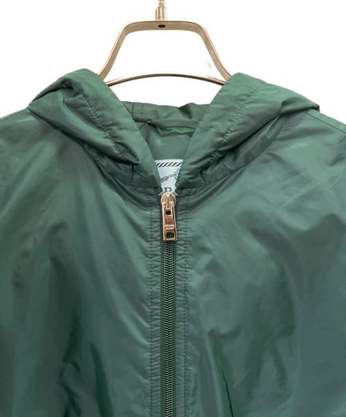 PRADA（プラダ）PRADA (プラダ) 三角プレート付 ナイロンジャケット グリーン サイズ:36の古着・服飾アイテム