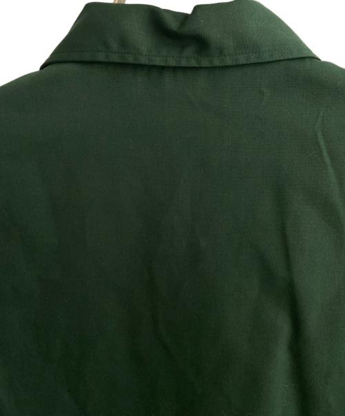 PRADA（プラダ）PRADA (プラダ) 半袖ジップシャツ グリーン サイズ:Mの古着・服飾アイテム
