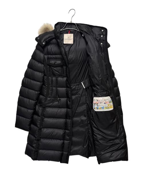 MONCLER（モンクレール）MONCLER (モンクレール) HERMIFUR/ダウンコート ブラック サイズ:2の古着・服飾アイテム
