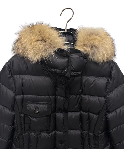 MONCLER（モンクレール）MONCLER (モンクレール) HERMIFUR/ダウンコート ブラック サイズ:2の古着・服飾アイテム