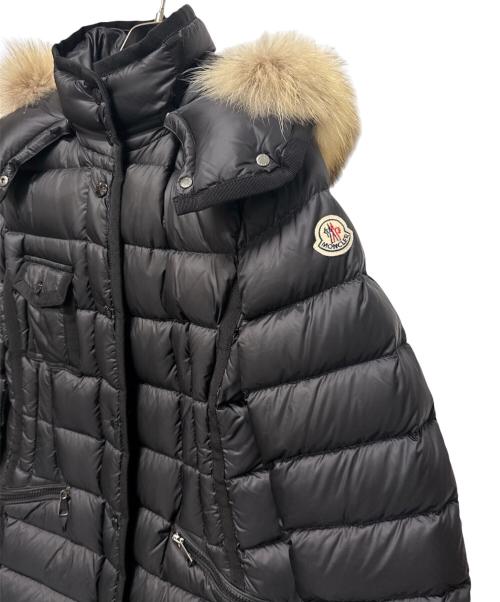 MONCLER（モンクレール）MONCLER (モンクレール) HERMIFUR/ダウンコート ブラック サイズ:2の古着・服飾アイテム