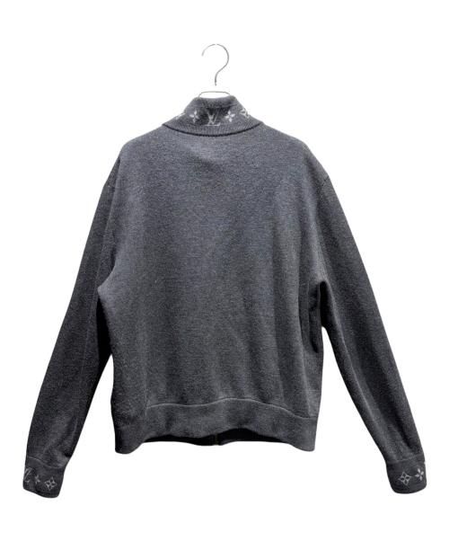 LOUIS VUITTON（ルイ ヴィトン）LOUIS VUITTON (ルイ ヴィトン) ダブルフェイスニットトラベルブルゾン グレー サイズ:Mの古着・服飾アイテム
