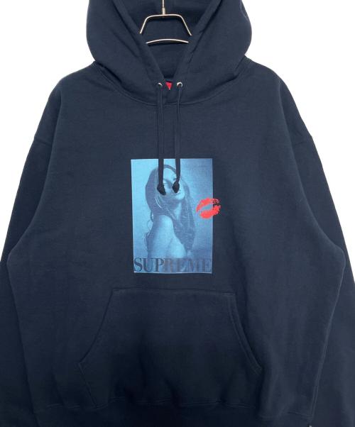 SUPREME（シュプリーム）SUPREME (シュプリーム) Kate Moss Hooded Sweatshirt ネイビー サイズ:Mの古着・服飾アイテム