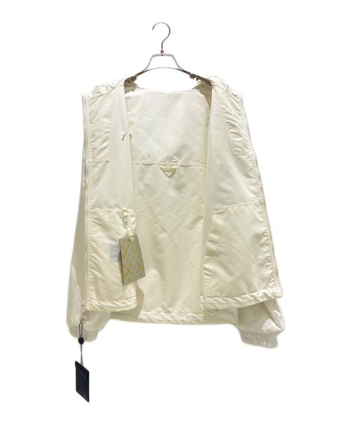 LOUIS VUITTON（ルイ ヴィトン）LOUIS VUITTON (ルイ ヴィトン) Monogram Reversible Windbreaker/モノグラム リバーシブル ウインドブレーカー/RM242MQ MO6 HRB47W ホワイト サイズ:48の古着・服飾アイテム