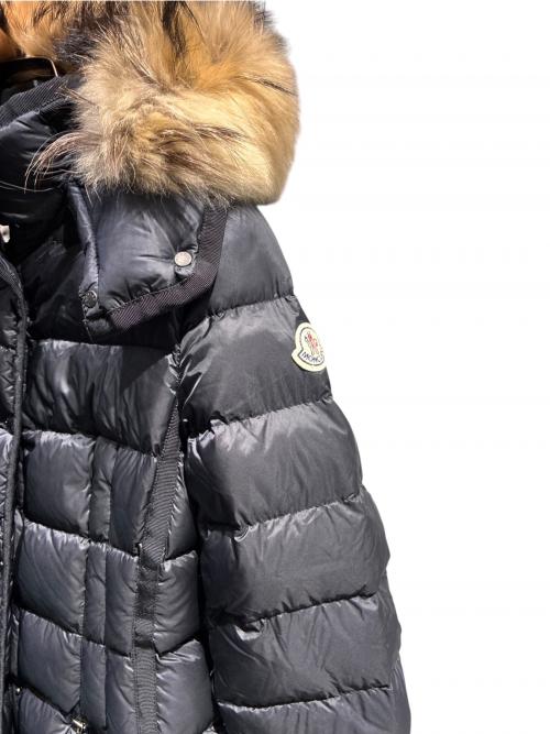 MONCLER（モンクレール）MONCLER (モンクレール) HERMIFUR/ダウンコート ブラックの古着・服飾アイテム