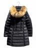 MONCLER (モンクレール) HERMIFUR/ダウンコート ブラック：140000円