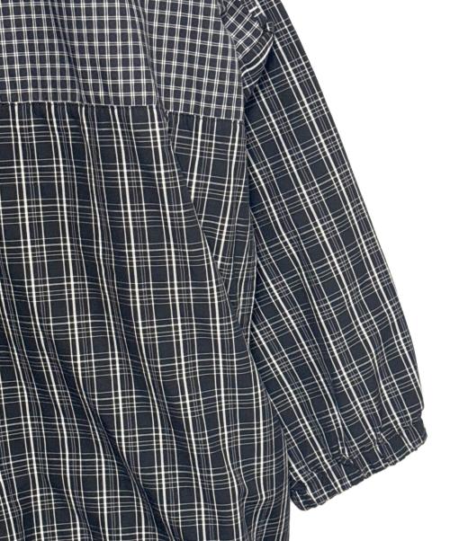 BALENCIAGA（バレンシアガ）BALENCIAGA (バレンシアガ) ロゴポプリンジャケット ブラック サイズ:46の古着・服飾アイテム