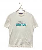 LOUIS VUITTONルイ ヴィトン）の古着「23AW ロゴビーズTシャツ/ロゴデザインカットソー」｜ホワイト