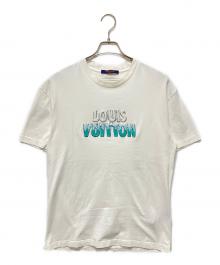 LOUIS VUITTON（ルイ ヴィトン）の古着「23AW ロゴビーズTシャツ/ロゴデザインカットソー」｜ホワイト