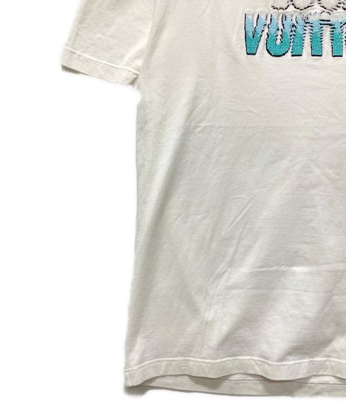 LOUIS VUITTON（ルイ ヴィトン）LOUIS VUITTON (ルイ ヴィトン) 23AW ロゴビーズTシャツ/ロゴデザインカットソー ホワイト サイズ:Mの古着・服飾アイテム