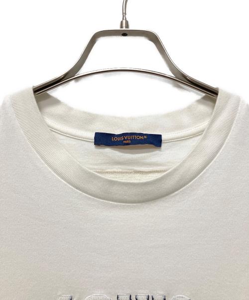 LOUIS VUITTON（ルイ ヴィトン）LOUIS VUITTON (ルイ ヴィトン) 23AW ロゴビーズTシャツ/ロゴデザインカットソー ホワイト サイズ:Mの古着・服飾アイテム