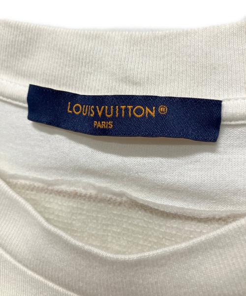 LOUIS VUITTON（ルイ ヴィトン）LOUIS VUITTON (ルイ ヴィトン) 23AW ロゴビーズTシャツ/ロゴデザインカットソー ホワイト サイズ:Mの古着・服飾アイテム