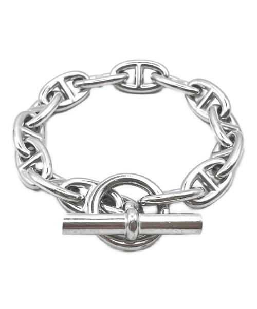 HERMES（エルメス）HERMES (エルメス) Chaine d'Ancre GM/シェーヌダンクルGM/14コマ/SILVER925/H101672B 014 シルバー サイズ:14コマ/14LINKS/GM/19.0cmの古着・服飾アイテム