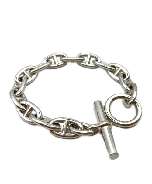 HERMES（エルメス）HERMES (エルメス) Chaine d'Ancre GM/シェーヌダンクルGM/14コマ/SILVER925/H101672B 014 シルバー サイズ:14コマ/14LINKS/GM/19.0cmの古着・服飾アイテム