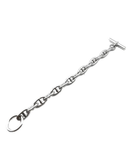 HERMES（エルメス）HERMES (エルメス) Chaine d'Ancre GM/シェーヌダンクルGM/14コマ/SILVER925/H101672B 014 シルバー サイズ:14コマ/14LINKS/GM/19.0cmの古着・服飾アイテム