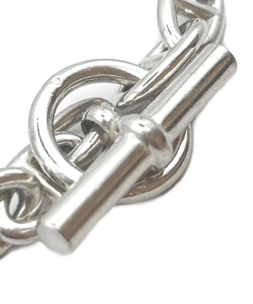 HERMES（エルメス）HERMES (エルメス) Chaine d'Ancre GM/シェーヌダンクルGM/14コマ/SILVER925/H101672B 014 シルバー サイズ:14コマ/14LINKS/GM/19.0cmの古着・服飾アイテム