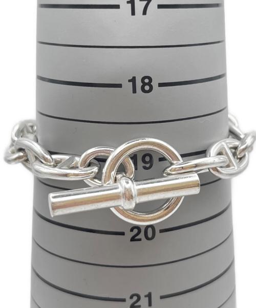 HERMES（エルメス）HERMES (エルメス) Chaine d'Ancre GM/シェーヌダンクルGM/14コマ/SILVER925/H101672B 014 シルバー サイズ:14コマ/14LINKS/GM/19.0cmの古着・服飾アイテム