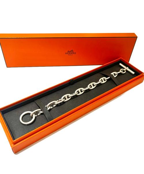 HERMES（エルメス）HERMES (エルメス) Chaine d'Ancre GM/シェーヌダンクルGM/14コマ/SILVER925/H101672B 014 シルバー サイズ:14コマ/14LINKS/GM/19.0cmの古着・服飾アイテム