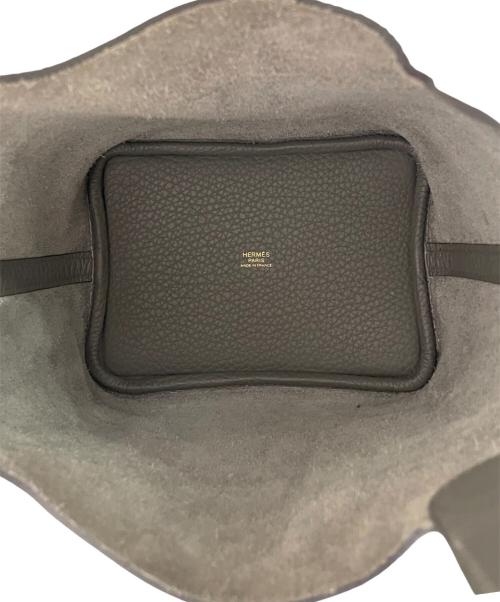 HERMES（エルメス）HERMES (エルメス) ピコタンロックPM/トリヨンクレマンス/グリメイヤー/U刻印:2022年製/ゴールド金具 グリメイヤー サイズ:PMの古着・服飾アイテム