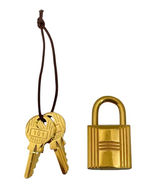 HERMES（エルメス）HERMES (エルメス) ピコタンロックPM/トリヨンクレマンス/グリメイヤー/U刻印:2022年製/ゴールド金具 グリメイヤー サイズ:PMの古着・服飾アイテム
