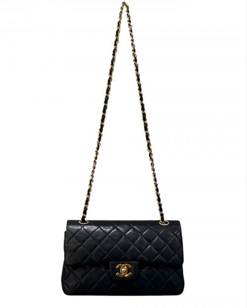 CHANEL（シャネル）CHANEL (シャネル) マトラッセ23/Wフラップチェーンショルダーバッグ ブラック サイズ:23の古着・服飾アイテム