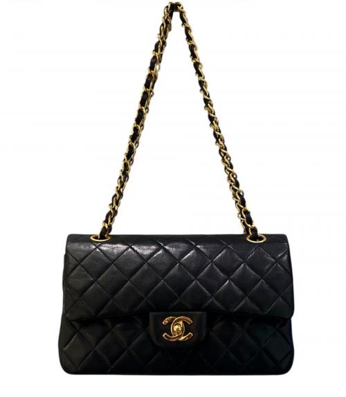 CHANEL（シャネル）CHANEL (シャネル) マトラッセ23/Wフラップチェーンショルダーバッグ ブラック サイズ:23の古着・服飾アイテム