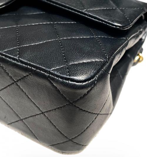 CHANEL（シャネル）CHANEL (シャネル) マトラッセ23/Wフラップチェーンショルダーバッグ ブラック サイズ:23の古着・服飾アイテム