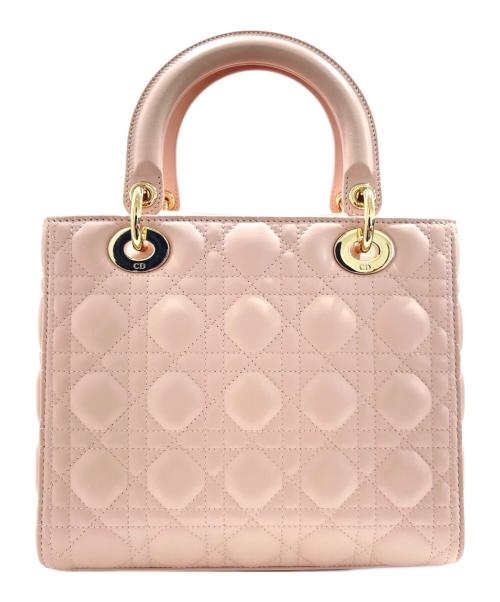 Christian Dior（クリスチャン ディオール）Christian Dior (クリスチャン ディオール) Lady Dior Midium/レディディオール ミディアム/M0565ONGE_M413 ピンク サイズ:ミディアム 未使用品の古着・服飾アイテム