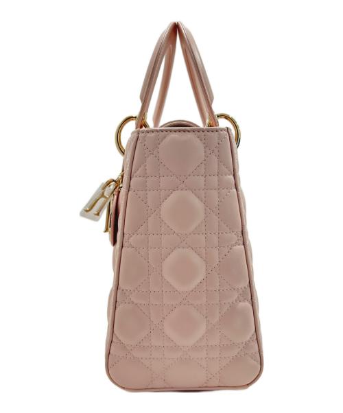 Christian Dior（クリスチャン ディオール）Christian Dior (クリスチャン ディオール) Lady Dior Midium/レディディオール ミディアム/M0565ONGE_M413 ピンク サイズ:ミディアム 未使用品の古着・服飾アイテム