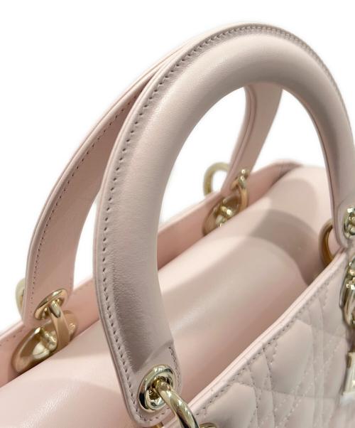 Christian Dior（クリスチャン ディオール）Christian Dior (クリスチャン ディオール) Lady Dior Midium/レディディオール ミディアム/M0565ONGE_M413 ピンク サイズ:ミディアム 未使用品の古着・服飾アイテム