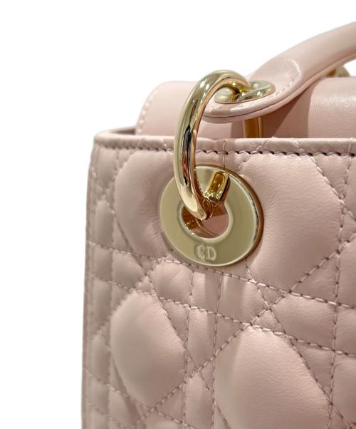 Christian Dior（クリスチャン ディオール）Christian Dior (クリスチャン ディオール) Lady Dior Midium/レディディオール ミディアム/M0565ONGE_M413 ピンク サイズ:ミディアム 未使用品の古着・服飾アイテム