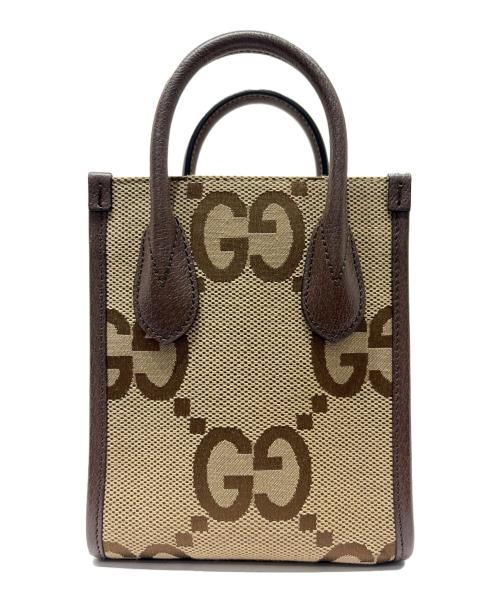 GUCCI（グッチ）GUCCI (グッチ) グッチ ジャンボＧＧ ショルダーバッグ ベージュ サイズ:-の古着・服飾アイテム