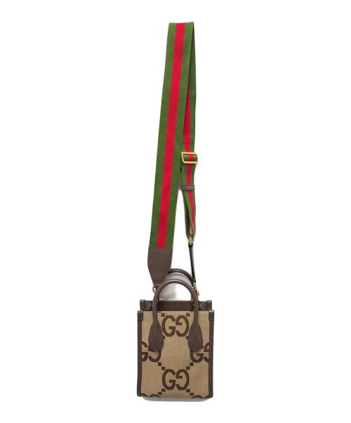 GUCCI（グッチ）GUCCI (グッチ) グッチ ジャンボＧＧ ショルダーバッグ ベージュ サイズ:-の古着・服飾アイテム