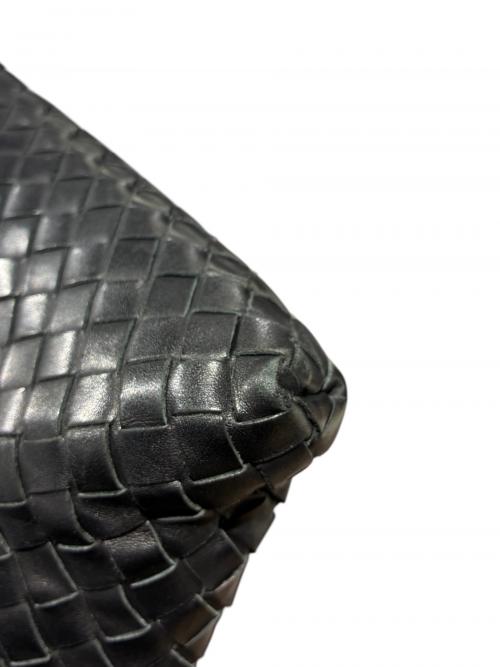 BOTTEGA VENETA（ボッテガベネタ）BOTTEGA VENETA (ボッテガベネタ) イントレチャートショルダーバッグ ブラック サイズ:-の古着・服飾アイテム